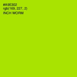 #A9E302 - Inch Worm Color Image